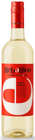 rebellion pinot grigio 750 ml single bottle airdrie liquor delivery