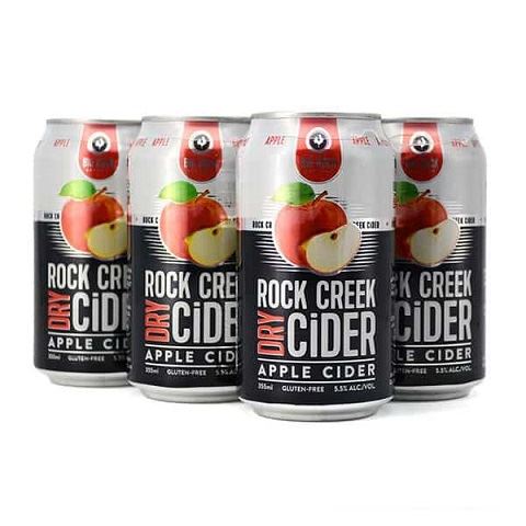 rock creek apple cider 355 ml - 6 cans airdrie liquor delivery