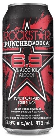 rockstar vodka fruit punch 473 ml single can airdrie liquor delivery