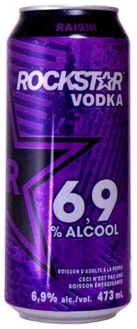 rockstar vodka grape 473 ml single can airdrie liquor delivery