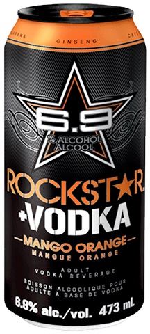 rockstar vodka mango orange 473 ml single can airdrie liquor delivery