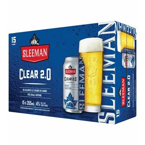 sleeman clear 355 ml - 15 cans airdrie liquor delivery