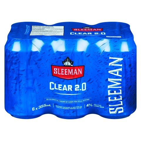  sleeman clear 355 ml - 6 cans airdrie liquor delivery 