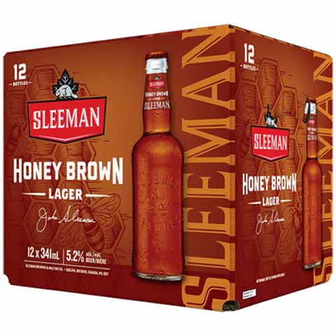sleeman honey brown 341 ml - 12 bottles airdrie liquor delivery