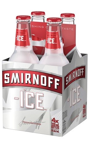 smirnoff ice 330 ml - 4 bottles airdrie liquor delivery