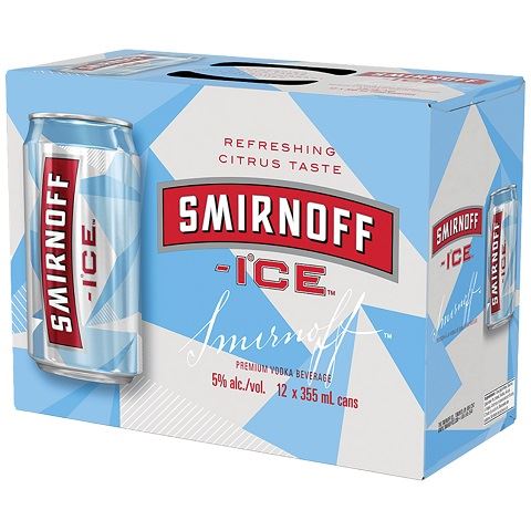 smirnoff ice 355 ml - 12 cans airdrie liquor delivery