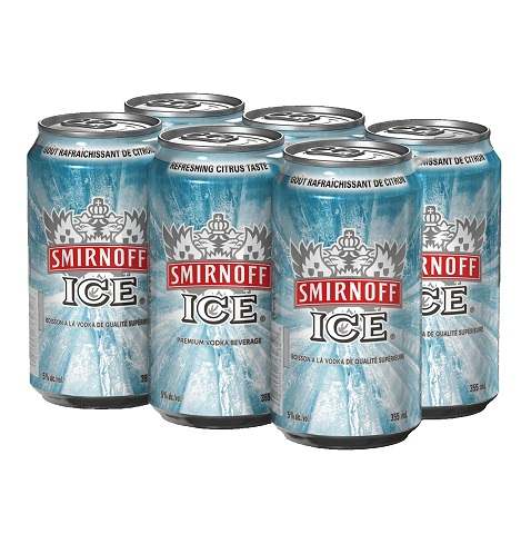 smirnoff ice 355 ml - 6 cans airdrie liquor delivery