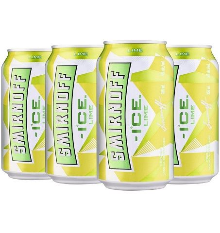  smirnoff ice lime 355 ml - 6 cans airdrie liquor delivery 