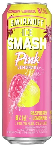 smirnoff ice smash pink lemonade 473 ml single can airdrie liquor delivery