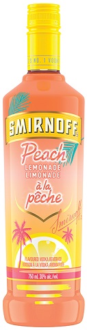smirnoff peach lemonade 750 ml single bottle airdrie liquor delivery