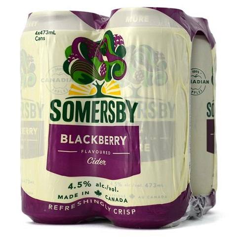 somersby blackberry cider 473 ml - 4 cans airdrie liquor delivery