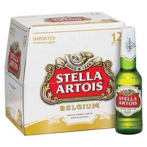 stella artois 330 ml - 12 bottles  airdrie liquor delivery