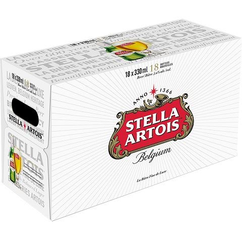 stella artois 330 ml - 18 bottles airdrie liquor delivery
