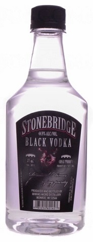 stonebridge black vodka 375 ml single bottle airdrie liquor delivery