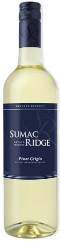sumac ridge pinot grigio 750 ml single bottle airdrie liquor delivery