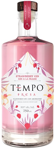tempo fresa strawberry gin 750 ml single bottle airdrie liquor delivery