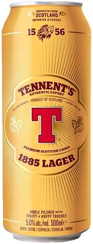 tennents 1885 lager 500 ml single can airdrie liquor delivery