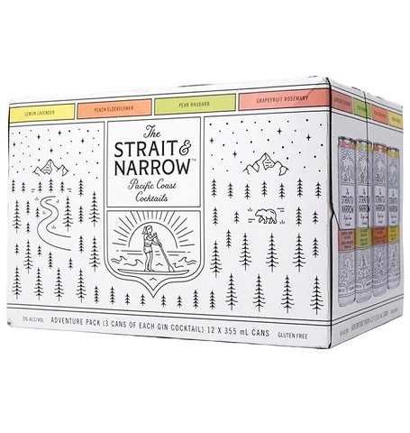 the strait & narrow adventure pack 355 ml - 12 cans airdrie liquor delivery