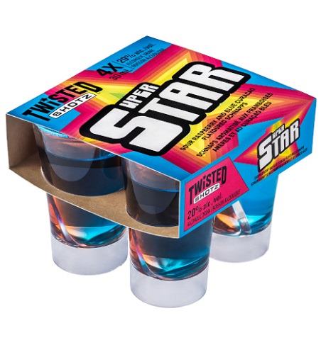 twisted shotz superstar 30 ml 4 pack airdrie liquor delivery