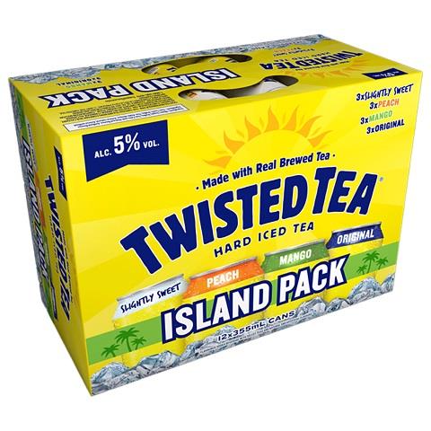 twisted tea island mix pack 355 ml - 12 cans airdrie liquor delivery