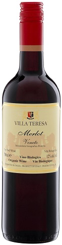villa teresa organic merlot 750 ml single bottle airdrie liquor delivery