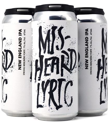 village misheard lyric neipa 473 ml - 4 cans airdrie liquor delivery