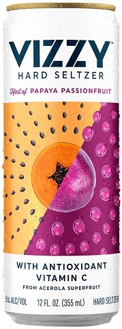 vizzy hard seltzer papaya passionfruit 473 ml single can airdrie liquor delivery