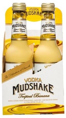 vodka mudshake banana 270 ml - 4 bottles airdrie liquor delivery