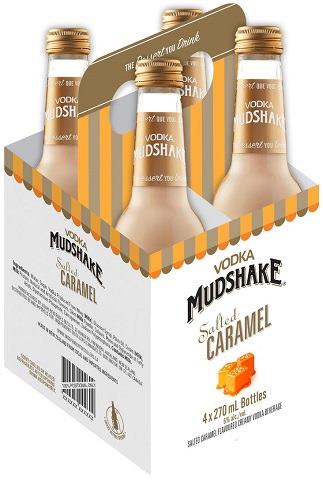 vodka mudshake salted caramel 270 ml - 4 bottles airdrie liquor delivery