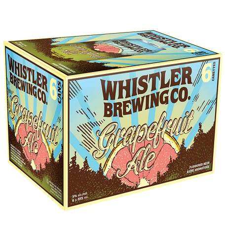 whistler grapefruit ale 355 ml - 6 cans airdrie liquor delivery