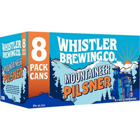 whistler mountaineer pilsner 355 ml - 8 cans airdrie liquor delivery