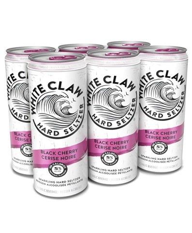 white claw black cherry 355 ml - 6 cans airdrie liquor delivery