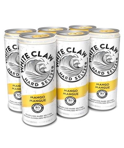white claw mango 355 ml - 6 cans airdrie liquor delivery