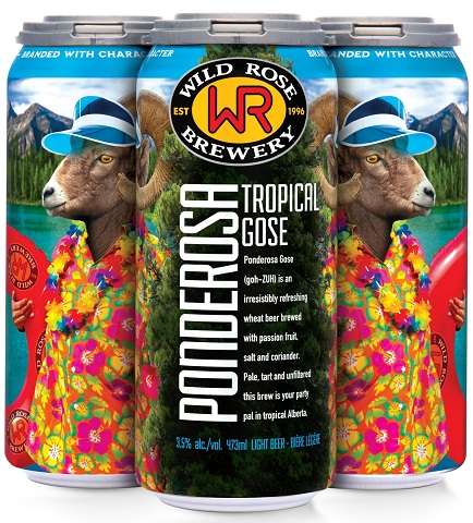 wild rose pondero gose 473 ml - 4 cans airdrie liquor delivery