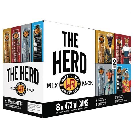 wild rose the herd mix pack 473 ml - 8 cans airdrie liquor delivery