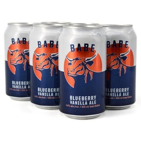  wood buffalo babe bluberry vanila ale 355 ml - 6 cans airdrie liquor delivery 