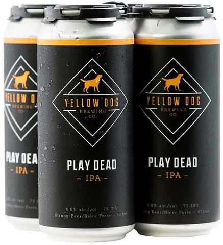 yellow dog play dead ipa 473 ml - 4 cans airdrie liquor delivery