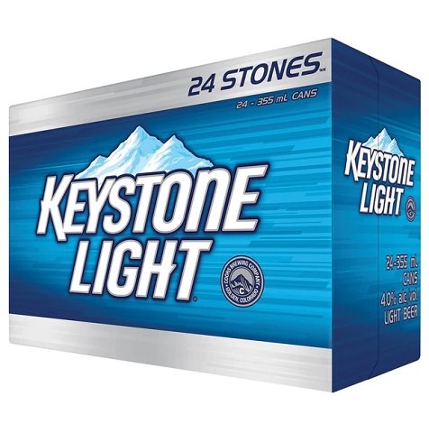keystone light 355 ml - 24 cans airdrie liquor delivery