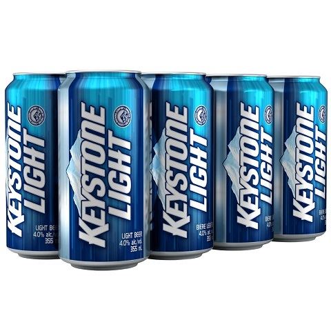 keystone light 355 ml - 8 cans airdrie liquor delivery